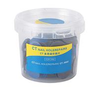 Universal Tire Repair Rubber Patch Multifunctional Stick Tool Premium Rubber Quick Effective Puncture Repair for Car Motorcycle 25mm Diameter 100Pcs or 200Pcs (200 Pieces)