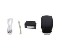Universal TK900 LCD Touch Screen Smart Key Remote Keyless Entry Start Stop Engine Button Aluminum Alloy ABS 2 Inch Screen 240x320 Resolution 750mAh Battery (Black)