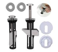Universal Toilet Seat Bolts and Screws Toilet Seat Fixings Quick Release Top Hinge Fixings Fixtures Universal Replacement Parts (PMTLUOS)