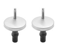 Universal Toilet Seat Fittings, 2Pcs Quick Release Top Hinges Fittings Stainless Steel Toilet Seat Replacement Kit with Expansion Screws and Bolts, 55mm/2.16in Diameter