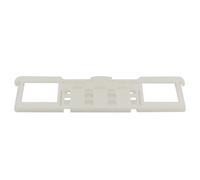 Universal Toilet Seat Hinge Bolt Screw Plastic for Toilet Seat Mounting Hardware Replacement Parts with Soft Close Hinges and Fixing Bolts Kit White Dampers Spacers (Board 207mm)