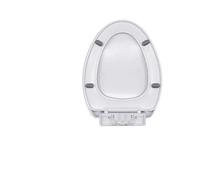 Universal Toilet Seat Thickened Toilet Seat Cover Double Layer Plastic Quick Release Quiet Toilet Lid Household Use(V Shaped)