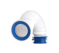 Universal Toilet Waste Pipe Connector, Extensable 280-650MM, Long Lasting, Reliable Seal, Flexible Toilet Pan Connector, Replaceable Drain Down Hose for Many Toilet Models Or Complex Pipe Runs Etc