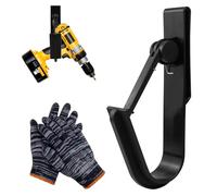 Universal Tool Belt Hook with a pair of comfortable, durable polyester gloves,Heavy Duty Tool Belt Hook for Cordless Drills Impact Wrench Holder for hand drills,air nail guns, electric wrenches