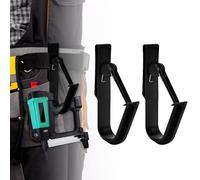 Universal Tool Belt with Drill & Impact Wrench Holder - Scaffolding Hook Accessory Organizer for Cordless Impact Drivers