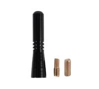 Universal Top Roof Short Whip Screw Antenna Extension for Car Radio (Black)