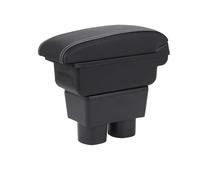 Universal Tourist Armrest For Nissan Sylphy For Versa Tiida C11 Latio Car Armrest Box Interior Center Storage Box Car Accessories(C3 Black white NOUSB1)