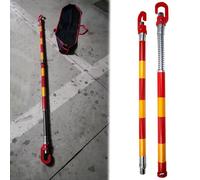 Universal Tow Pole with Shock Spring for Heavy Duty Towing, Anti-Tailgating Solution for RVs, Trailers, and Campers