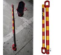 Universal Tow Pole with Shock Spring for Heavy Duty Towing, Anti-Tailgating Solution for RVs, Trailers, and Campers