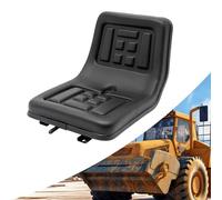 Universal Tracor Seat, Universal Forklift Truck Seat Flexible Adjustment, Comfortable Seat for Tractor Harvester Lawnmower Forklifts Excavators, Up to 100 KG, 44.5 x 35.5 x 33.5cm, Black