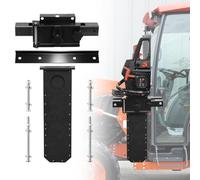 Universal Tractor Chainsaw Holder with Saw Scabbard, Heavy-duty Steel Chainsaw Mount, Fits All Chainsaw Sizes, No-Drill Farm Equipment Carrier for Tractor Loader Arm, UTV, ATV, Agricultural Machinery