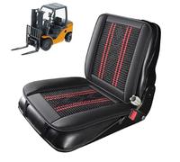 Universal Tractor Seat Cushion, Tractor Seat Cushion, Excellent Breathability, Suitable for All Seasons for Mower, Skid Loader, Backhoe(Black)
