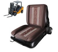 Universal Tractor Seat Cushion, Tractor Seat Cushion, Excellent Breathability, Suitable for All Seasons for Mower, Skid Loader, Backhoe(Brown)