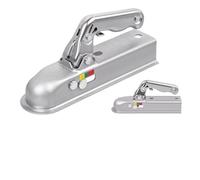 Universal Trailer Coupling Hitch 50mm Pressed Steel For Unbraked Trailers Upto 750kg Trailer Hitch Towing Coupler Mount
