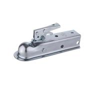 Universal Trailer Coupling Hitch Pressed Steel For Unbraked Trailers Trailer Hitch Towing Coupler Mount Camp Caravan Accessory(2x2inch)