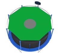Universal Trampoline Sunshade Canopy - UV-Resistant Outdoor Sun Cover For 6ft 8ft 10ft 12ft 14ft Round Trampolines | Protective Roof For 6 Or 8 Pole Models (1 Piece)