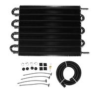 Universal Transmission Oil Cooler OC - 1405, 8 - Row Aluminum Cooler for Engine and Transmission, High - Efficiency Heat Dissipation with Anodized Finish for Street and Modified Ve