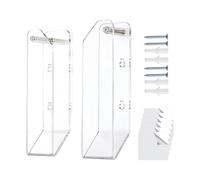 Universal Transparent Acrylic Laptop Tray Under Table | Under Desk Shelf for Keyboards, Consoles, Study, Work, Offices, Home