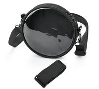 Universal Transparent CD Player Case - Portable Touchable Storage Bag with Adjustable Shoulder Strap Crossbody Bag
