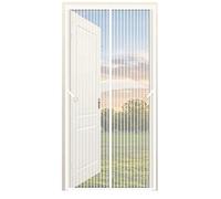 Universal Transparent Window Screen 60 x 230 cm Fly Window Screen Mesh Prevents Insects No Drilling Or Screwing Easy Installation Insect Screen Window for Various Windows, White