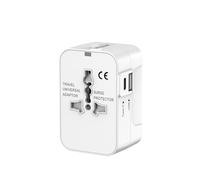 Universal Travel Adapter with USB & Type-C Ports - Worldwide All-in-One Travel Plug Charger with Surge Protection - Compatible in UK, EU, USA, AUS, Asia - For Phones, Laptops, Tablets