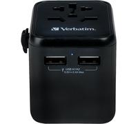Verbatim 49543 power plug adapter Universal Black