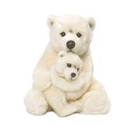 Universal Trends WWF 16871 Plush Toy Polar Bear with Baby
