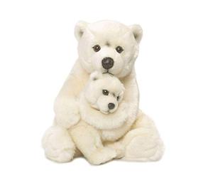Universal Trends WWF 16871 Plush Toy Polar Bear with Baby