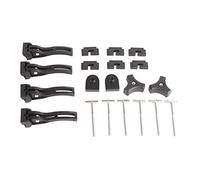 Universal Tri Fold Tonneau Cover Clamp Kit, Aluminum Front and Rear Replacement Parts - Durable Construction, Easy Installation, Compatible with Hard Tri Fold Covers for Trucks