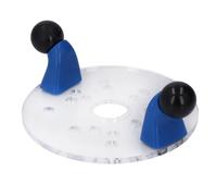 Universal Trim Router Base Plate Portable Clear PVC Router Table Base Plate Universal Router Guide Sub Base with Shank