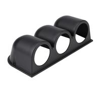 Universal Triple Gauge Pod Holder Black ABS Plastic 52mm 3 Hole Dash Mount Meter for Auto Truck Boat Motorcycle