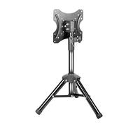 Universal Tripod TV Display Portable Floor Stand, 360° Swivel and Tilt Mount for 20-32 Inch Screen, Height Adjustable Display Floor