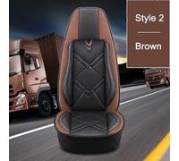 Universal Truck Lorry Bus Seat Cover Cushion For SCANIA Dongfeng IVECO ISUZU Volvo Benz MAN Renault DAF Hino TATRA Peterbilt Brown For Style 2