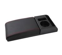 Universal Truck Seat Elbow Extension | Truck Center Console Pad With Cup Holder | Auto Cushion, Padded, Fits Most Models