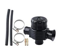 Universal Turbo Diverter Dump Blow Off Valve Dual Port with Horn Fit for VW MK4 Golf Polo GTI 1.8T Saab Turbo Black