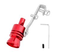 Universal Turbo Exhaust Whistle, Universal Car Exhaust Pipe Turbo Whistle for Automobile ATV SUV Auto Accessories(red)