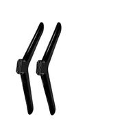 Universal TV Base Stand Legs With Screws Black Television Tabletop Foot TV Stand Base Mount Bedroom(50in)