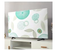 Universal TV Cover for 43 50 55 65 Inch Screens, Dust Proof Soft Fabric Protector with Hanging Design for Wall Mounted LCD LED Flat Screen TV, Home Decor(AIRSUN Fresh,19 inches)