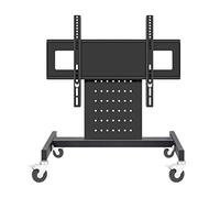 Universal TV Mobile Stand, Universal Tilting Rostrum Stand, Stage Conference Room, Floor-Mounted Mobile Cart, 90 Degree Elevation Adjustment