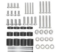 Universal TV Mount Screw Kit Includes M4, M5, M6 Screws, Washers and Spacers - Stainless Steel - Compatible with VESA Wall TV or Monitor Mounting
