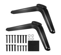 Universal TV Mount Stand for 32-55 Inch TVs, Adjustable Tabletop Bracket with Hardware, Dual Piece Design for Stability, Ideal for Home and Office Use