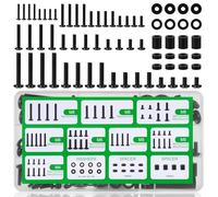 Universal TV Mounting Hardware Kit, TV Bracket Screws, 68Pcs M4 M5 M6 M8 Universal VESA Screws, Bolts, Spacers & Washers for Most TV Mount, Wall Bracket and TV Stand, Fits TVs Up to 80 Inches