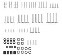 Universal TV Mounting Screws - 84 Pieces M4 M5 M6 M8 Bolt Assortment with Spacers, Complete Hardware Kit | Strong Wall Mounting Installation Safe TV Setup for Familia Homes