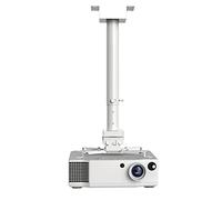 Universal TV Projector Bracket - Adjustable Suspended Ceiling Mount Hanger for Projectors & TVs, Multifunctional 0.5-1M, White, Easy Installation & Secure Fixing