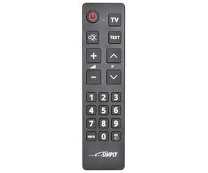 Universal TV Remote Control Simple Big Button Easy Read Smart TV Controller
