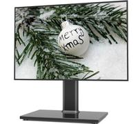 Universal TV Stand Base for 27 to 60 inch TVs, Table Top TV Stand with 9 Level Height Adjustable, Holds up to 88lbs Screens