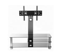 Universal TV Stand Base for 32 65 Inch Flat Screen TV Tempered Glass Base Holds Up to 77 Lbs Tabletop TV Stand with Mount Screens Coffee Stand