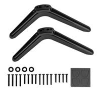 Universal TV Stand Base Pedestal Feet for TCL, Sharp, Samsung, Hisense, LG, Roku, JVC 32in/40in/49in/50in/55in Televisions, Replacement Riser with Screws & Non-Slip Pads, Stable & Secure TV Legs