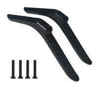 Universal TV Stand Base With 4Pcs Screws, Black Table Top TVs Legs, TV Legs Replacement,With Most 32-45 Inch,Floor Mount, Tilt, Stand Replacement, Sturdy ABS Material