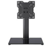 Universal TV Stand Bracket for 14" to 55" LED TVs - Height Adjustable Tabletop Mount with Swivel